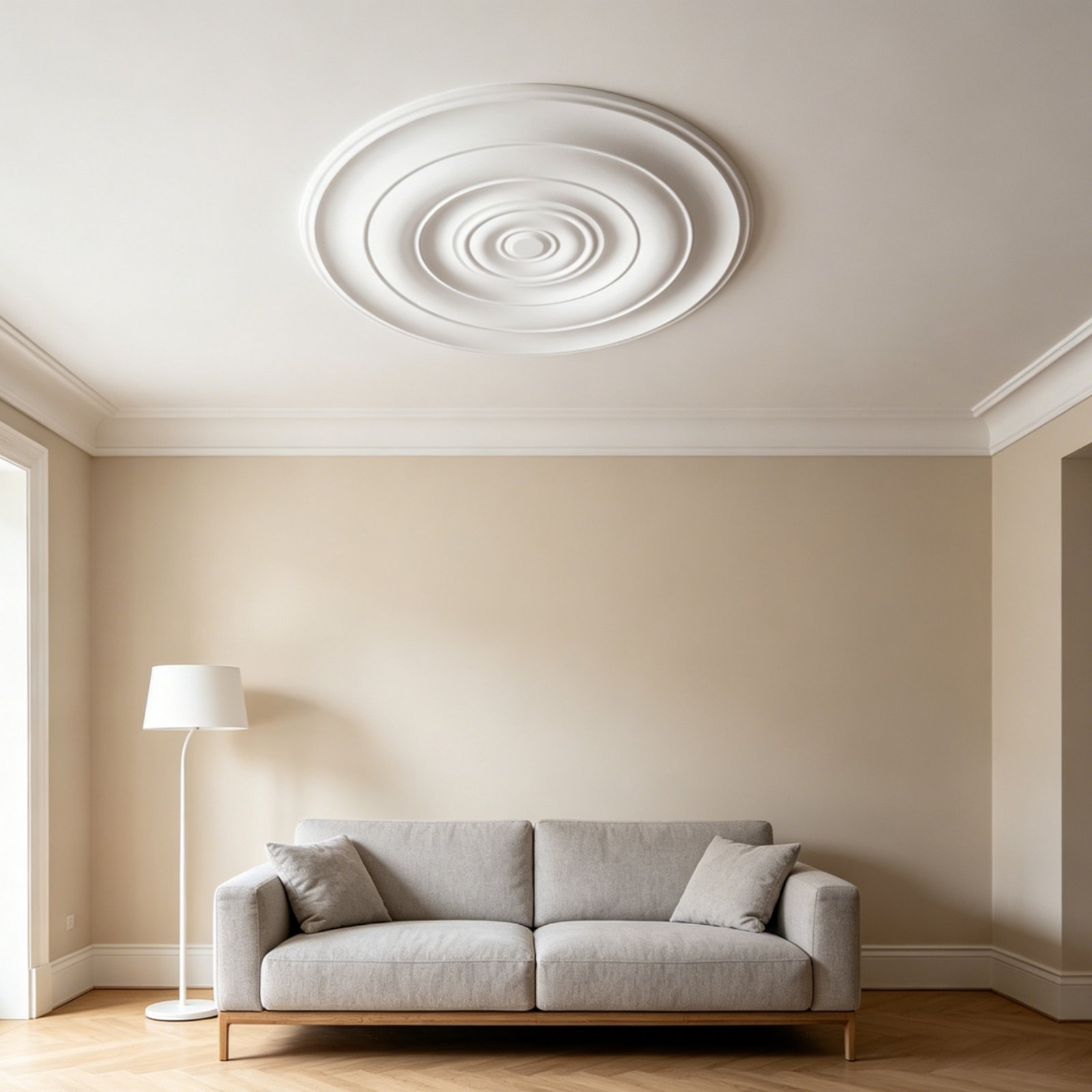 Lighting Decorative - Medaglione Rotondo da Soffitto in Stile