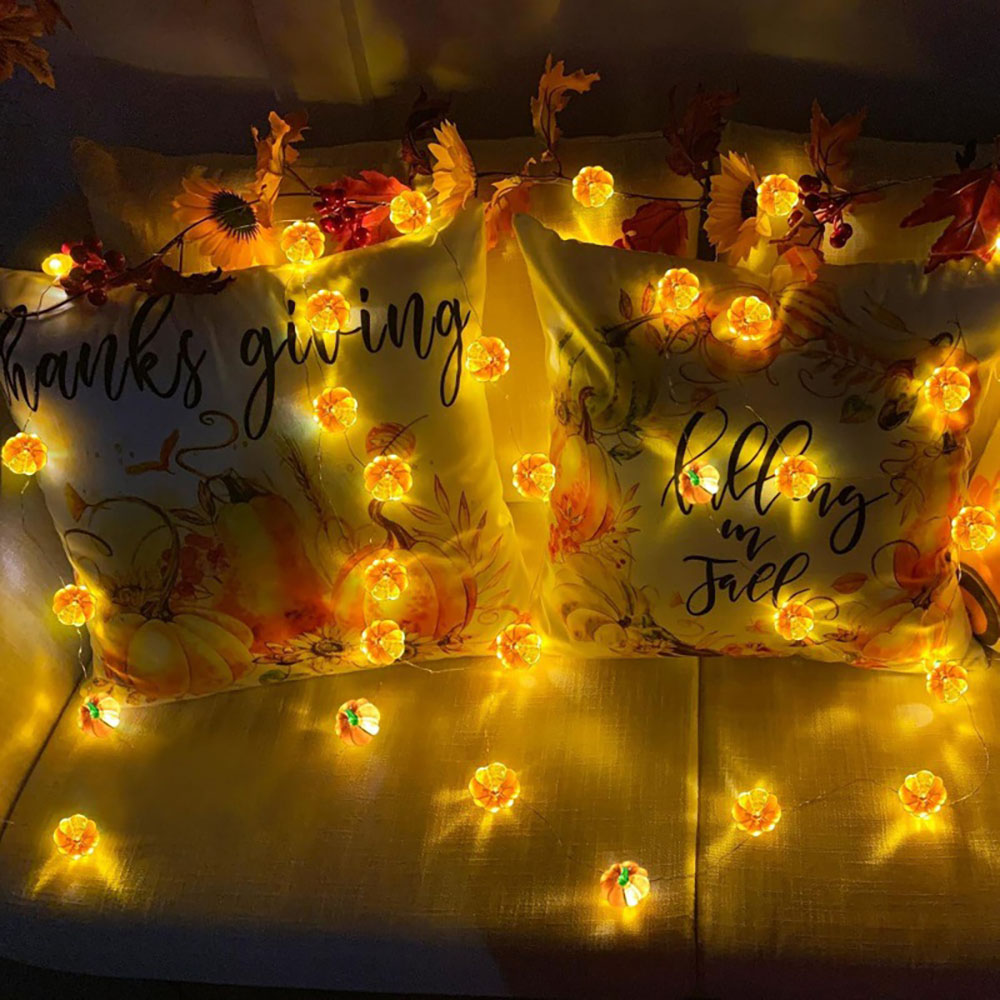 Home Decor Lighting Tricks - Luci a Forma di Zucca per