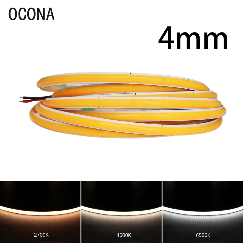 Lighting Mcqueen Bedroom Decor - Strisce LED COB strette da 4