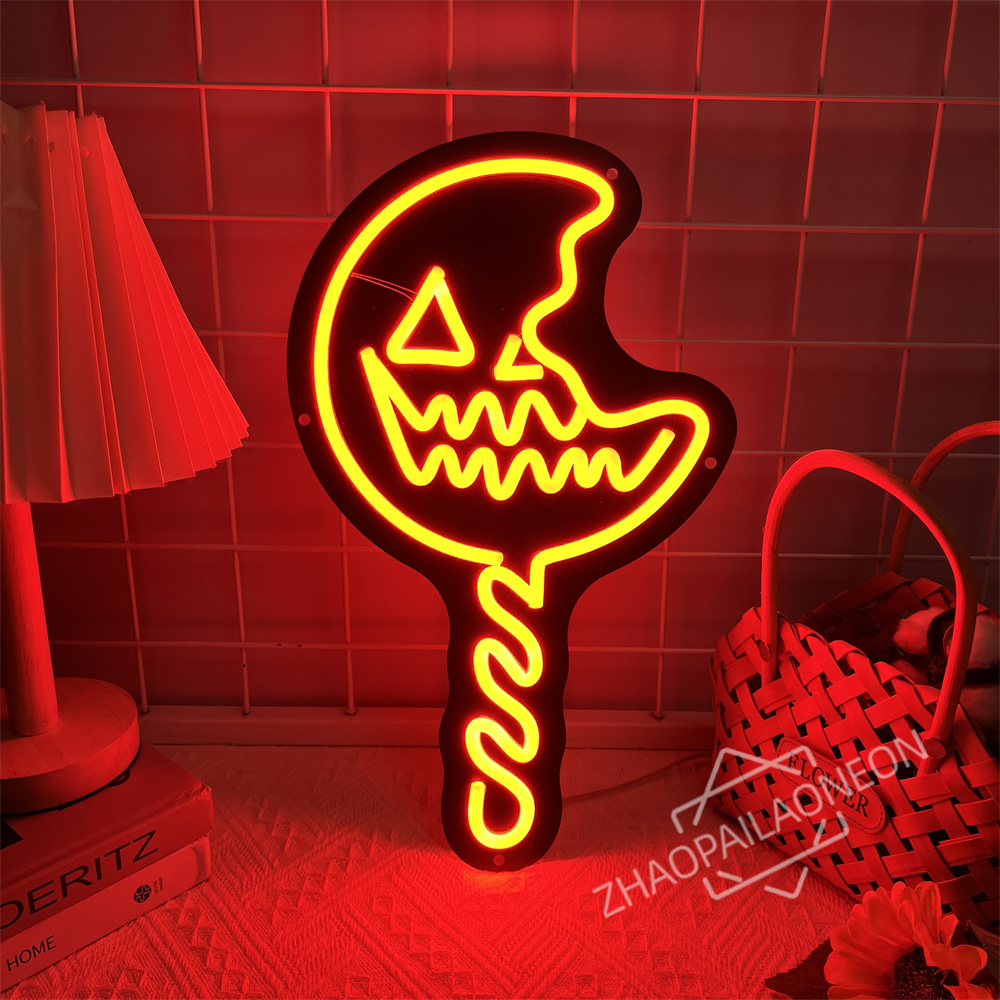 Home Decor Lighting Tricks - Trick 'r Treat Lollipop Insegna al