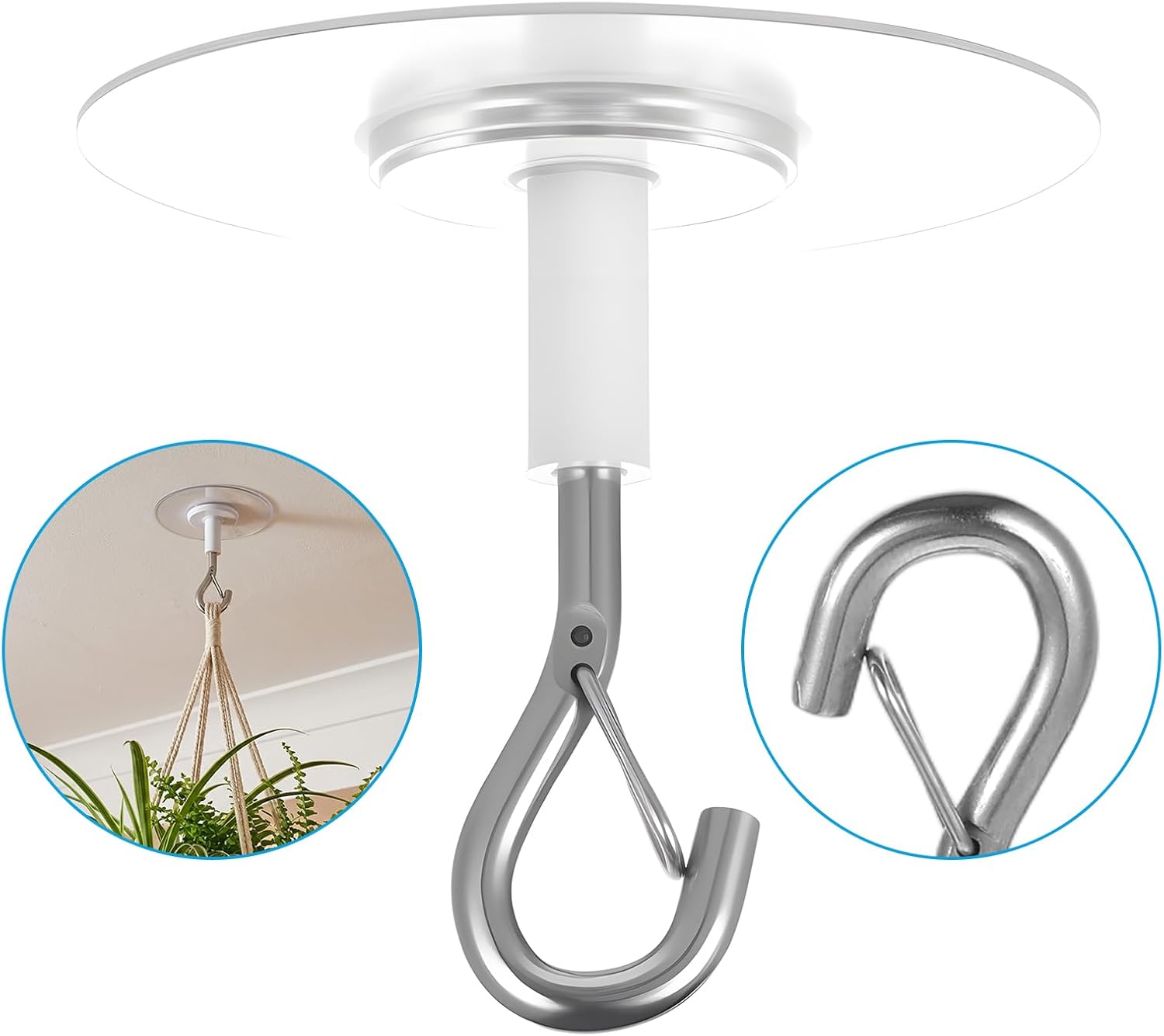 Decor Lighting Fans - Ganci per soffitto autoadesivi resistenti da