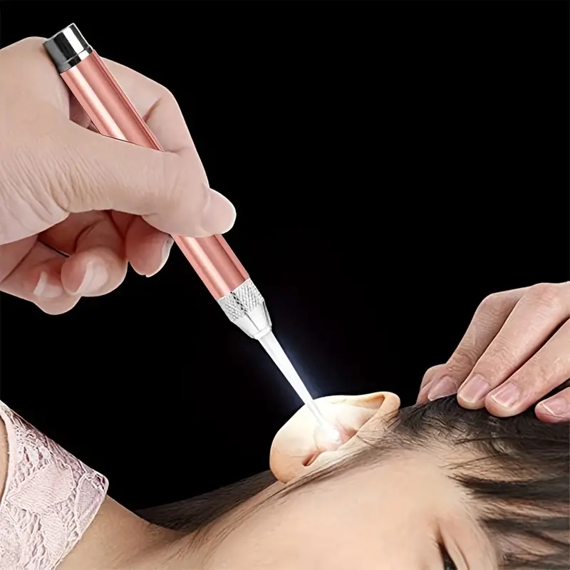 Lighting Visual - Cucchiaio per Orecchie Luminoso in Acciaio