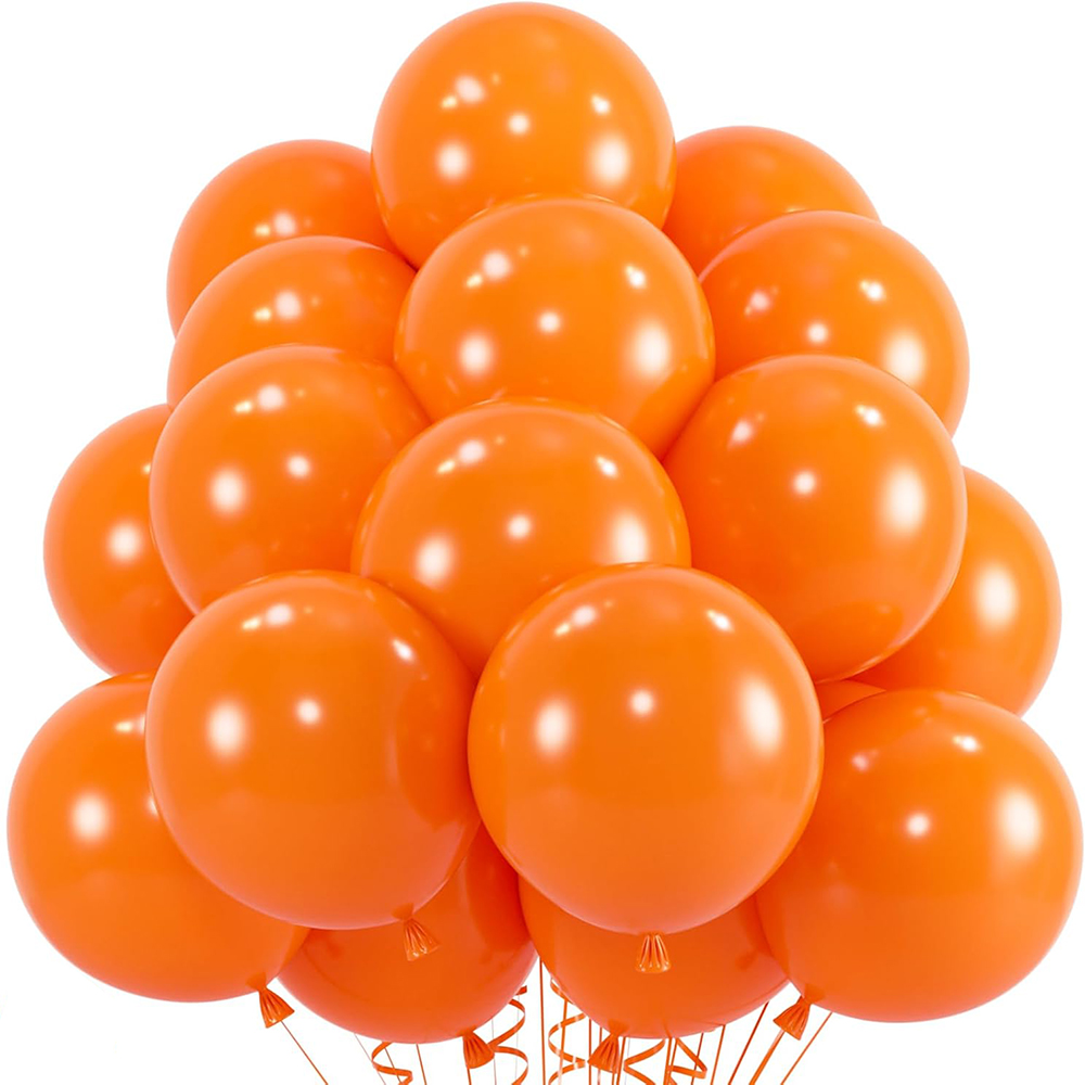 Orange Lighting Decor - 10/12 pollici 10/30/50 pezzi palloncini in