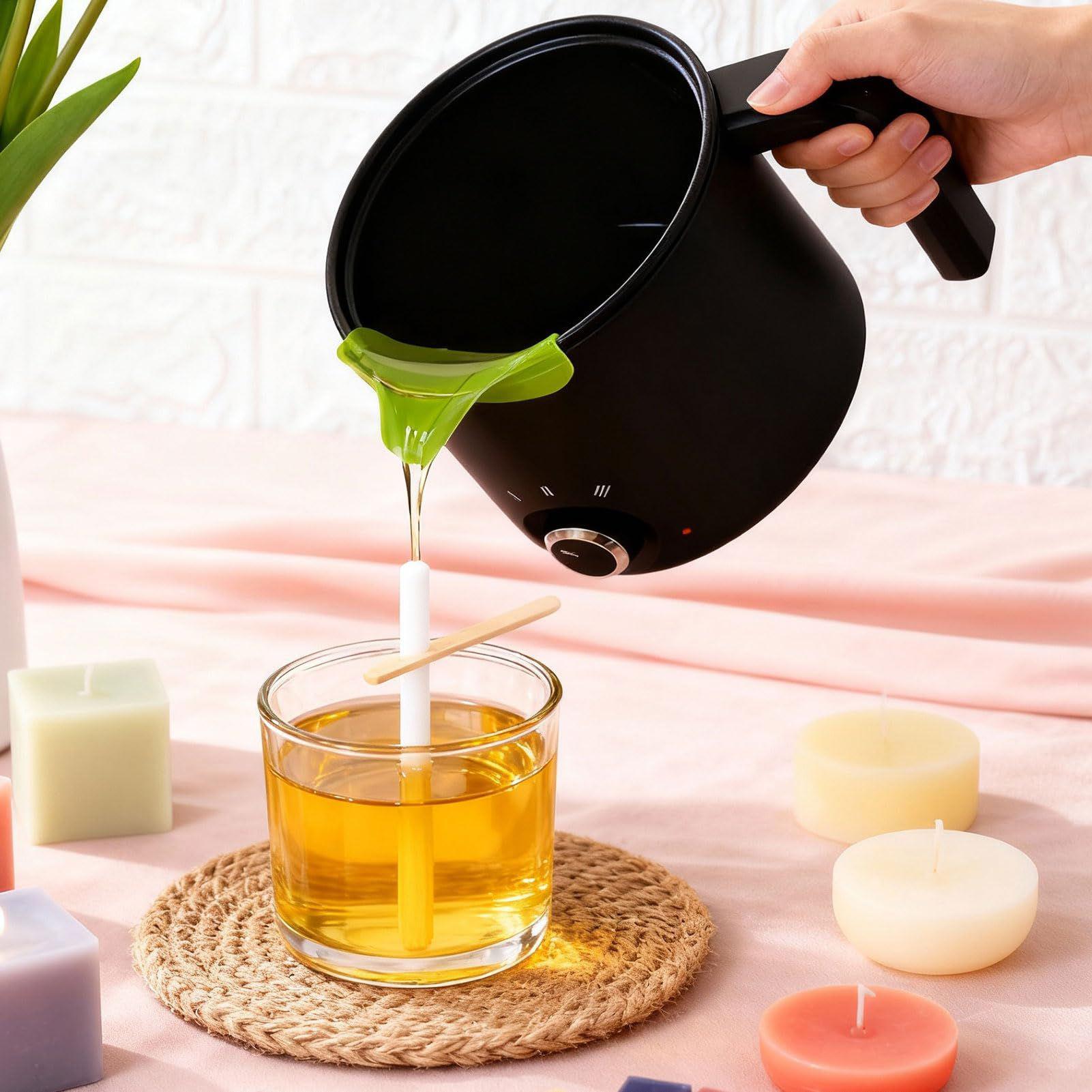 Wax Melter Electric - Scioglitore di Cera per Candele 1.5L,
