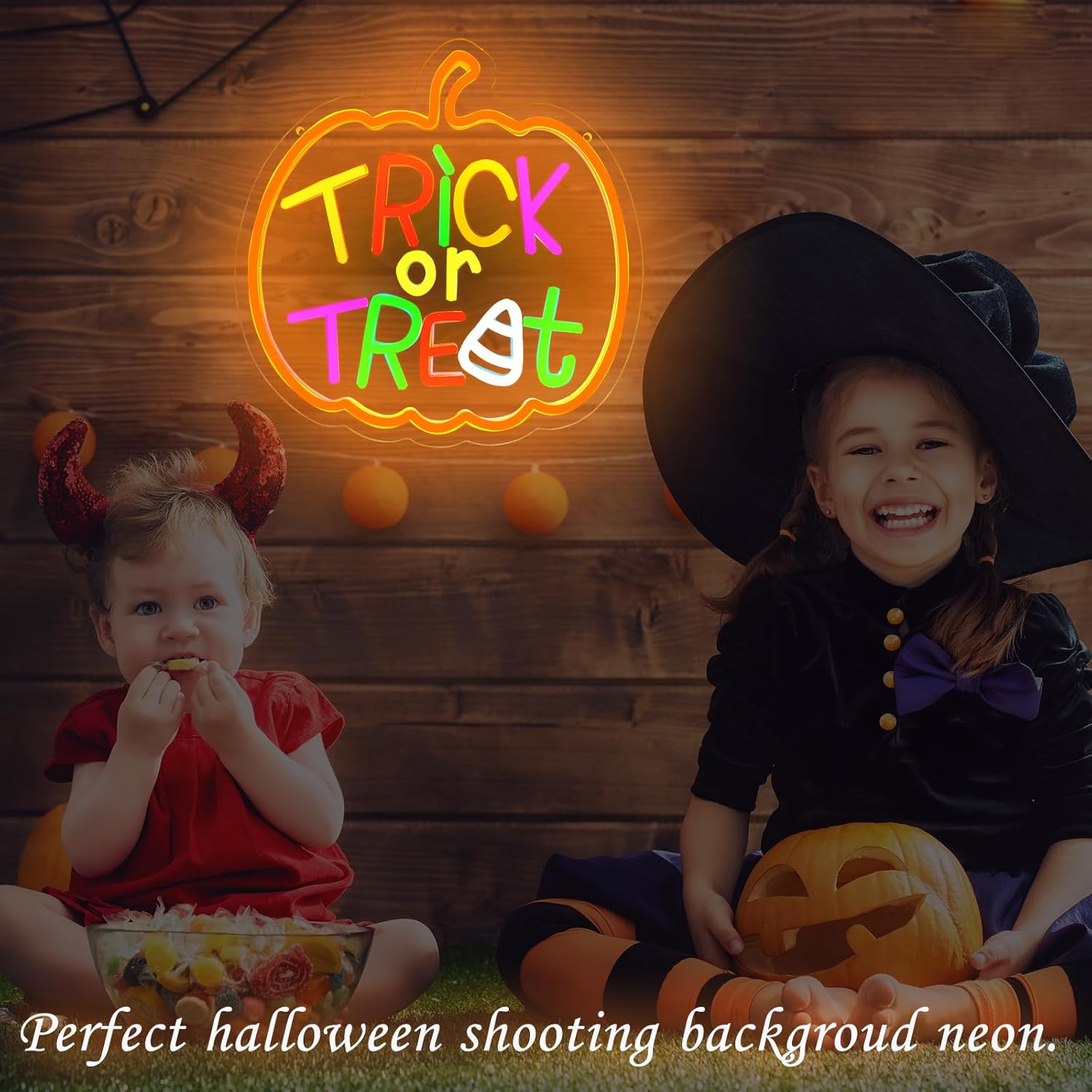 Trick or Treat insegna al Neon - Home Decor Lighting Tricks recensione e prezzo