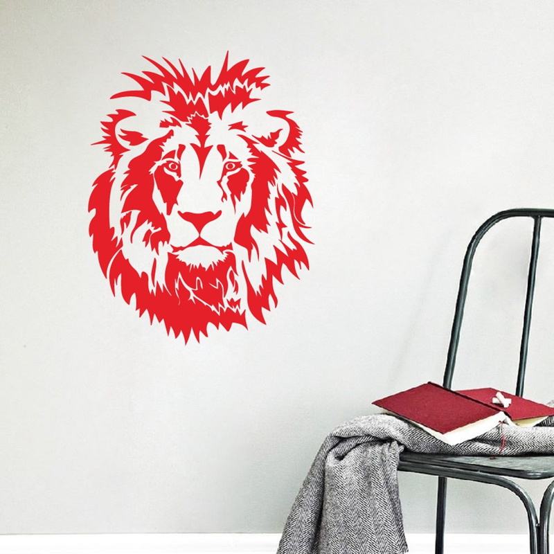 Testa di leone adesivo da pare - Lighting Mcqueen Bedroom Decor recensione e prezzo