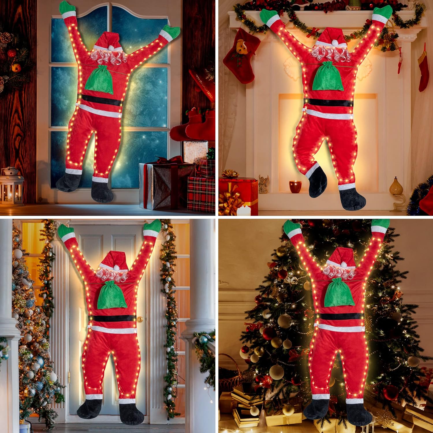 Illumina babbo natale babbo na - Pendant Lighting Christmas Decor recensione e prezzo