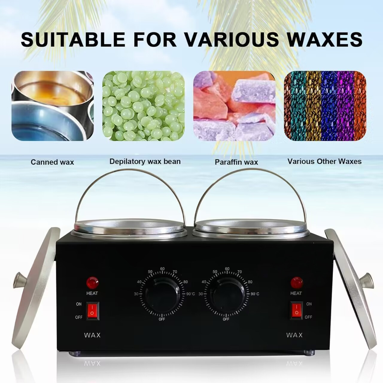 Doppio pentole di cera Macchin - Wax Melter Electric recensione e prezzo