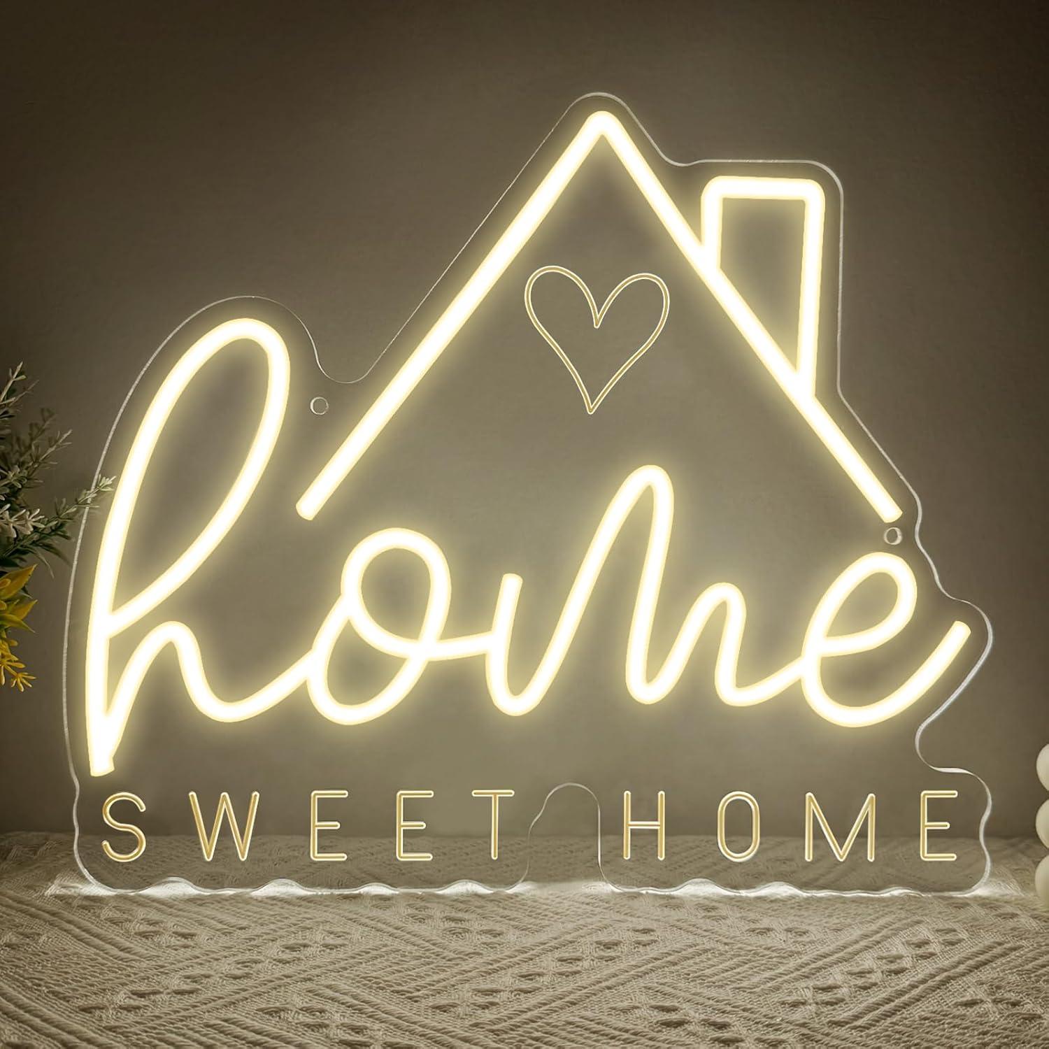 Insegna al Neon 'Sweet Home' c - Room Lighting Bedroom Decor recensione e prezzo