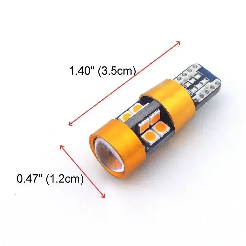 2 pezzi per auto T10 12V LED l - Orange Lighting Decor recensione e prezzo