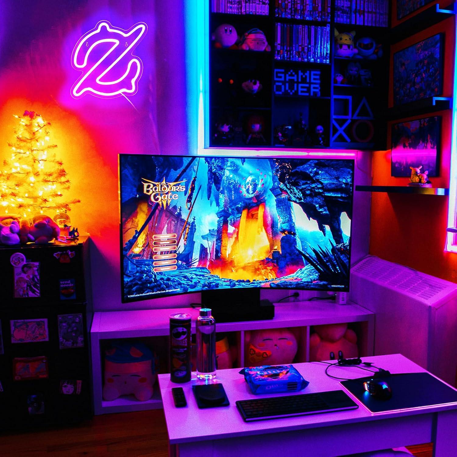 Insegna al Neon Gaming Scholar - Room Lighting Bedroom Decor recensione e prezzo