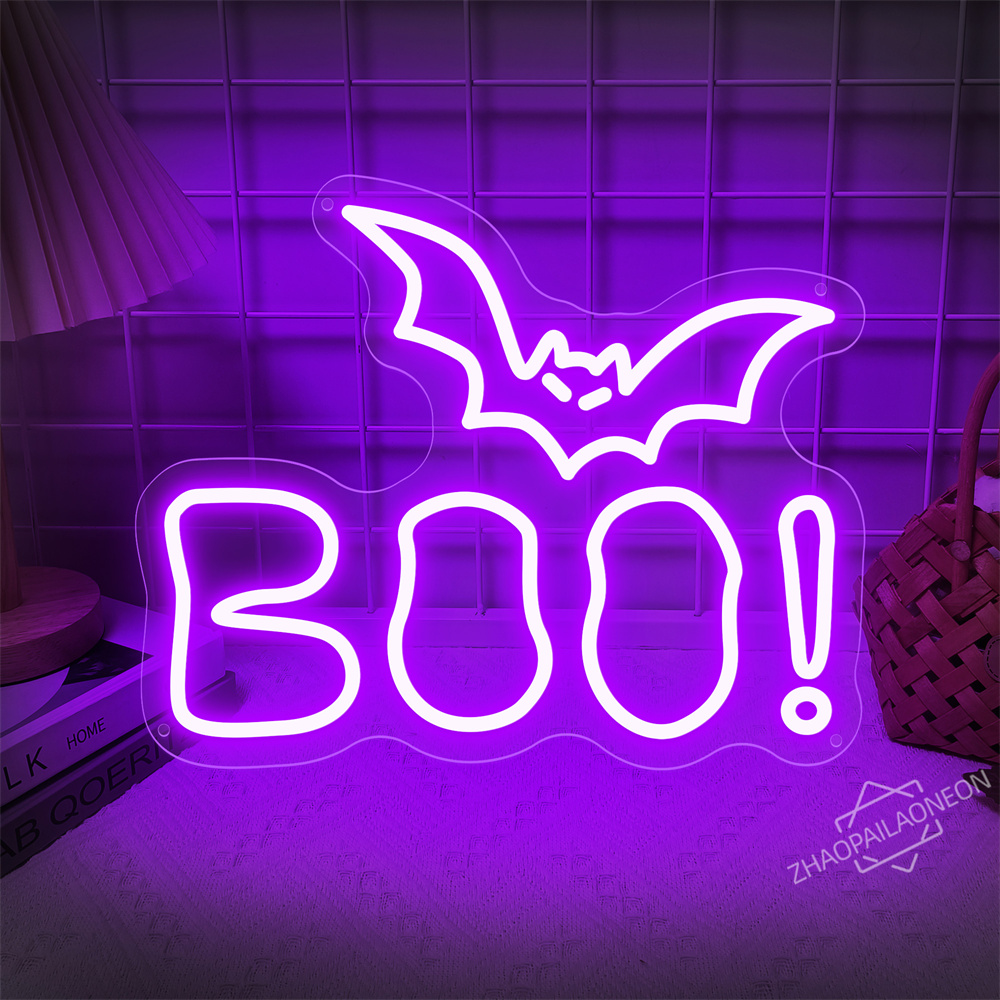 BOO LED Insegna al neon Hallow - Home Decor Lighting Tricks recensione e prezzo