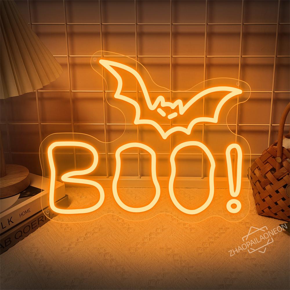 BOO LED Insegna al neon Hallow - Home Decor Lighting Tricks recensione e prezzo