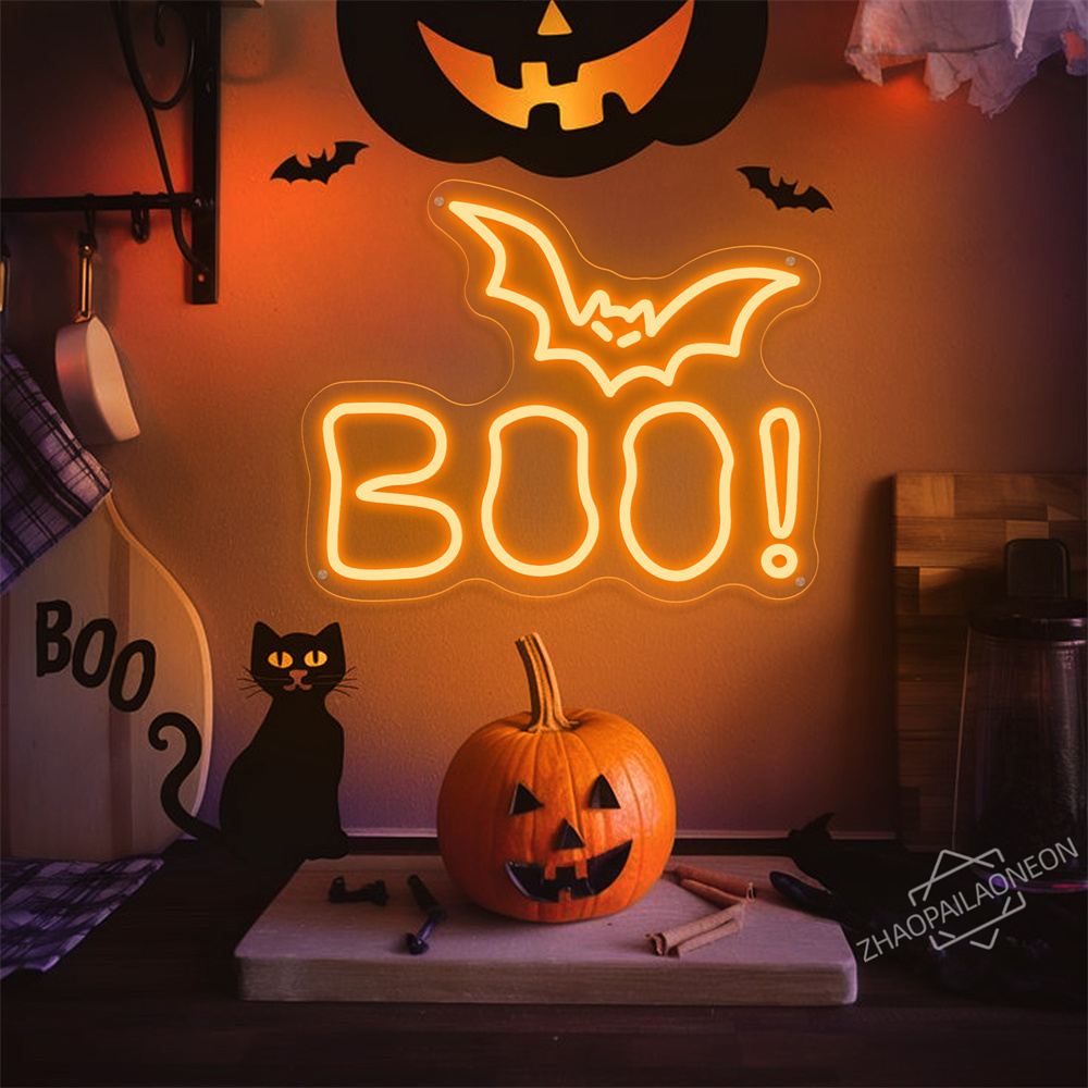 BOO LED Insegna al neon Hallow - Home Decor Lighting Tricks recensione e prezzo
