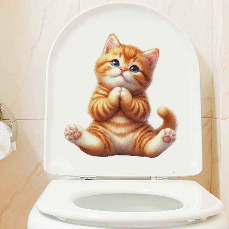 Yoga Cat Wall Sticker adesivi  - Lighting Mcqueen Bedroom Decor recensione e prezzo