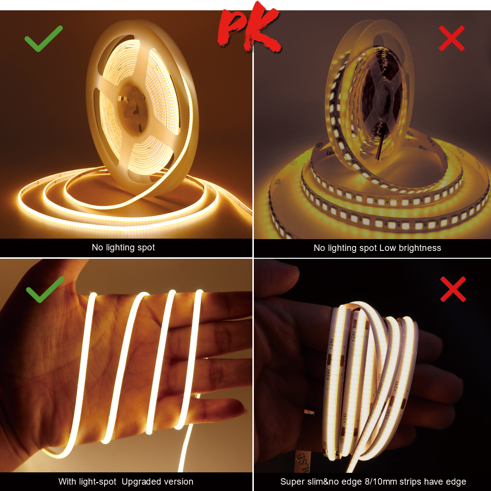 Striscia LED COB Super Sottile - Lighting Mcqueen Bedroom Decor recensione e prezzo