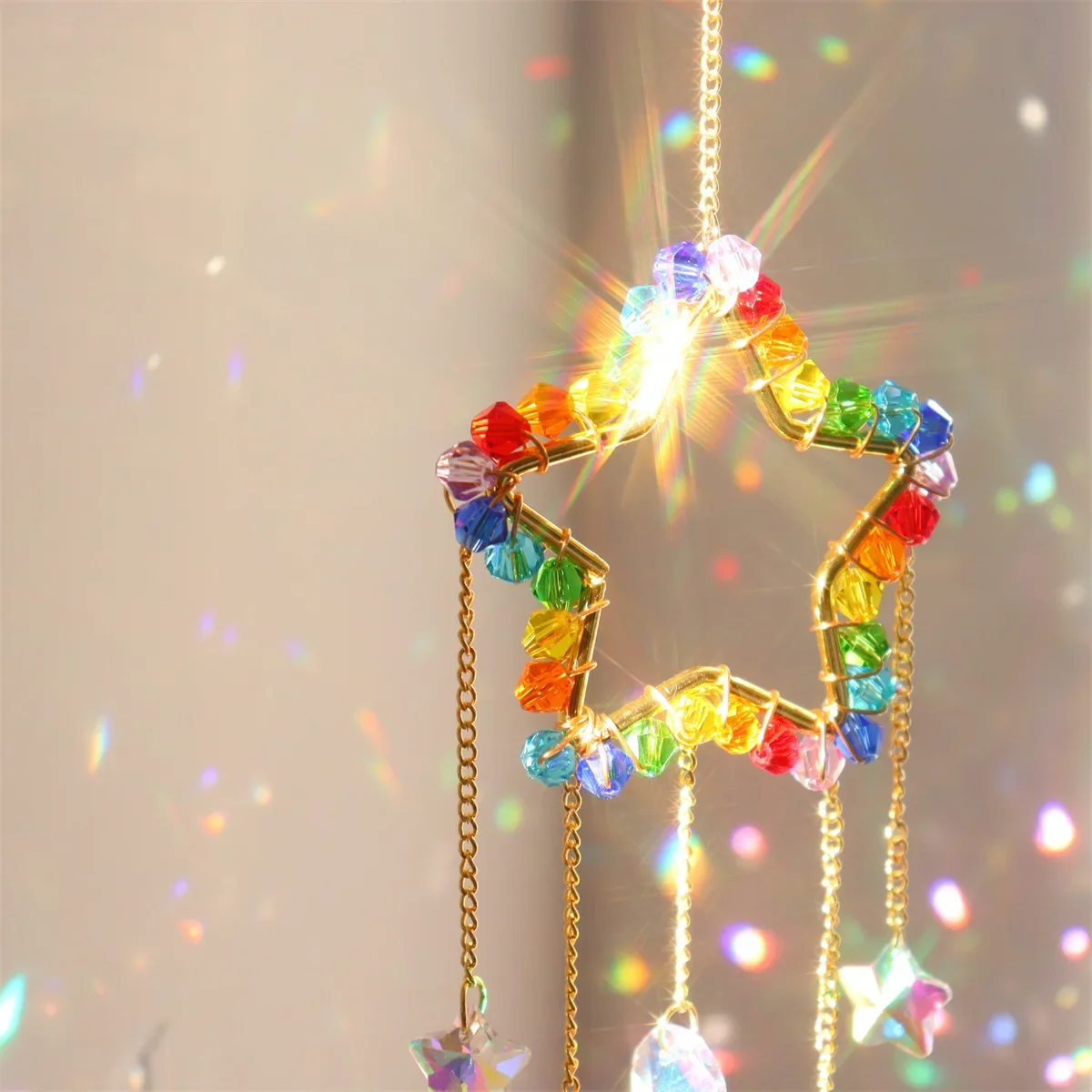 Acchiappasole Chakra con Prism - Pendant Lighting Christmas Decor recensione e prezzo