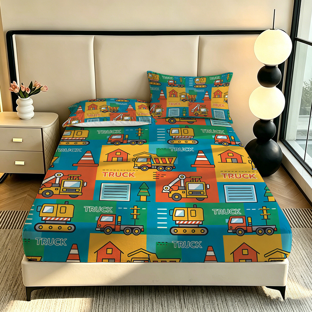 Set di 3 lenzuola con stampa d - Lighting Mcqueen Bedroom Decor recensione e prezzo