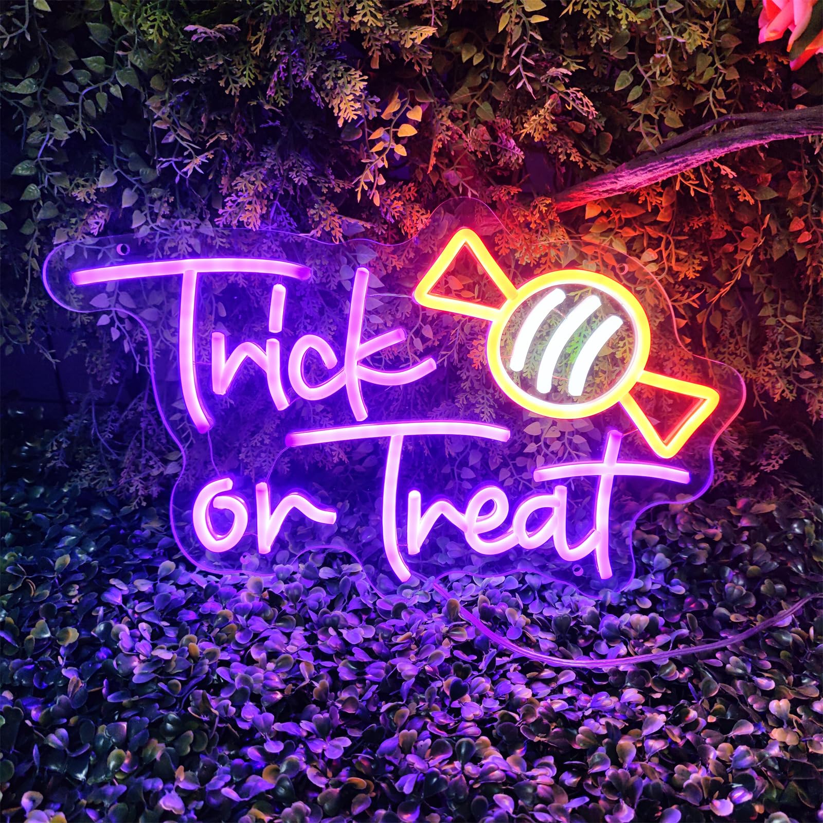 Insegna al neon Trick or Treat - Home Decor Lighting Tricks recensione e prezzo