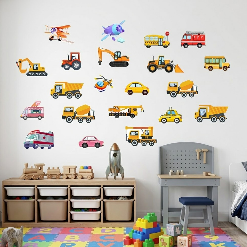 Set di 21 Adesivi Luminosi per - Lighting Mcqueen Bedroom Decor recensione e prezzo