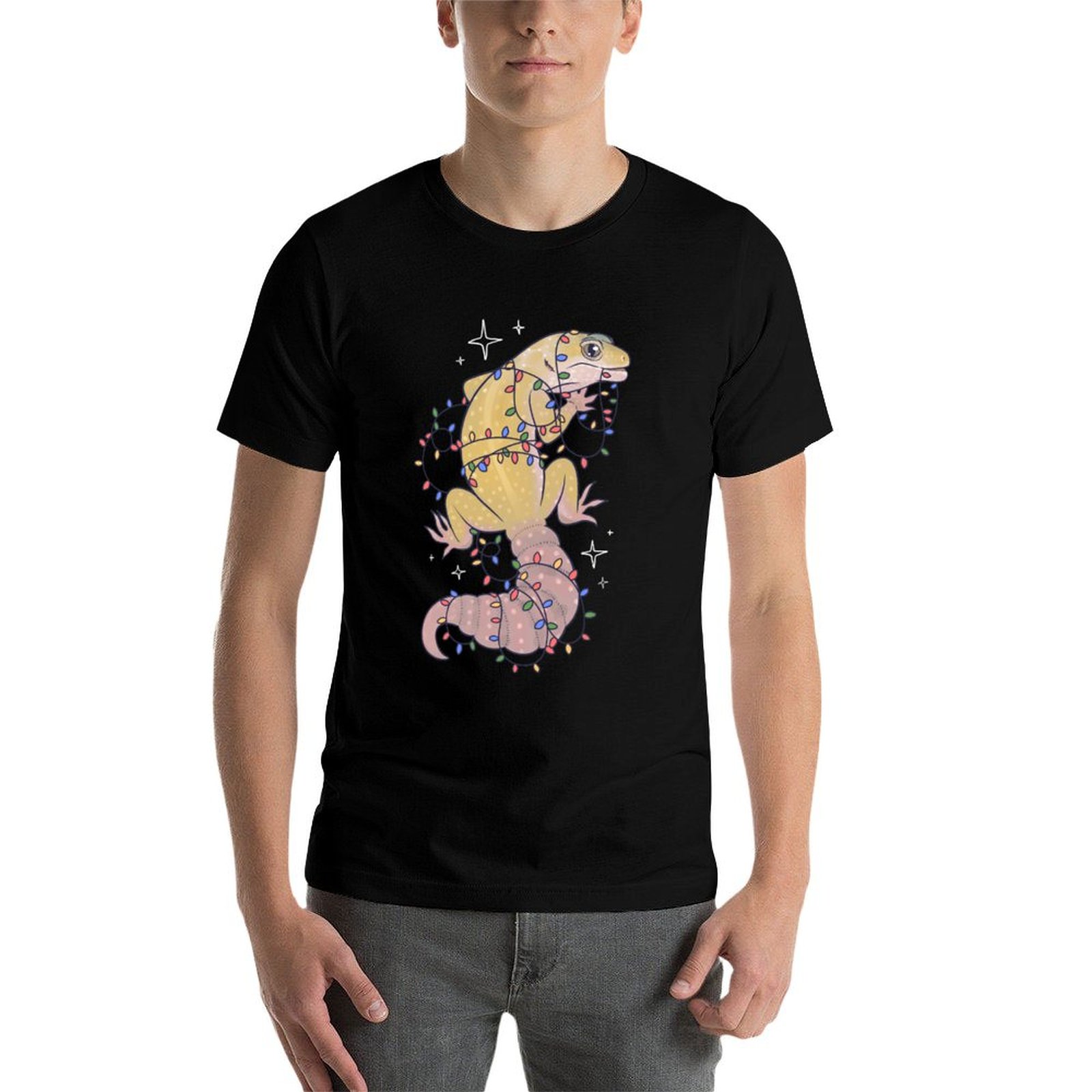 T-shirt Leopard Gecko and Holi - Gecko Lighting & Decor recensione e prezzo