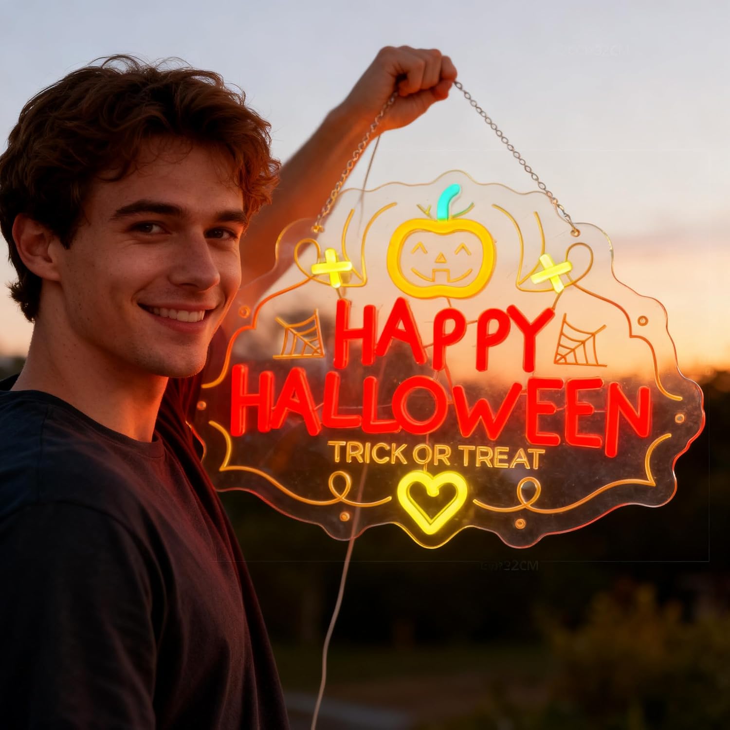 Insegna LED Neon 'Happy Hallow - Home Decor Lighting Tricks recensione e prezzo