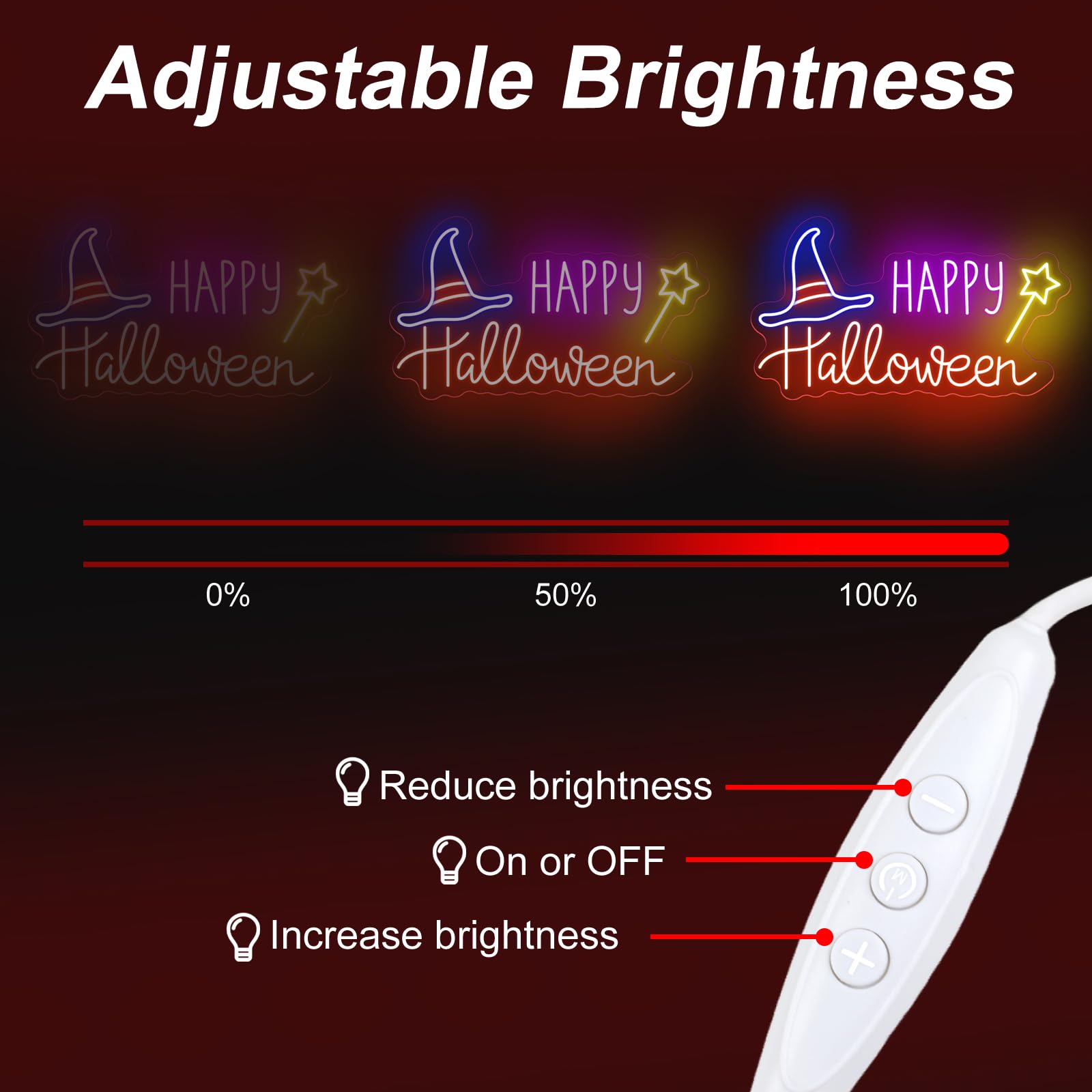 Happy Halloween Bat LED Insegn - Home Decor Lighting Tricks recensione e prezzo