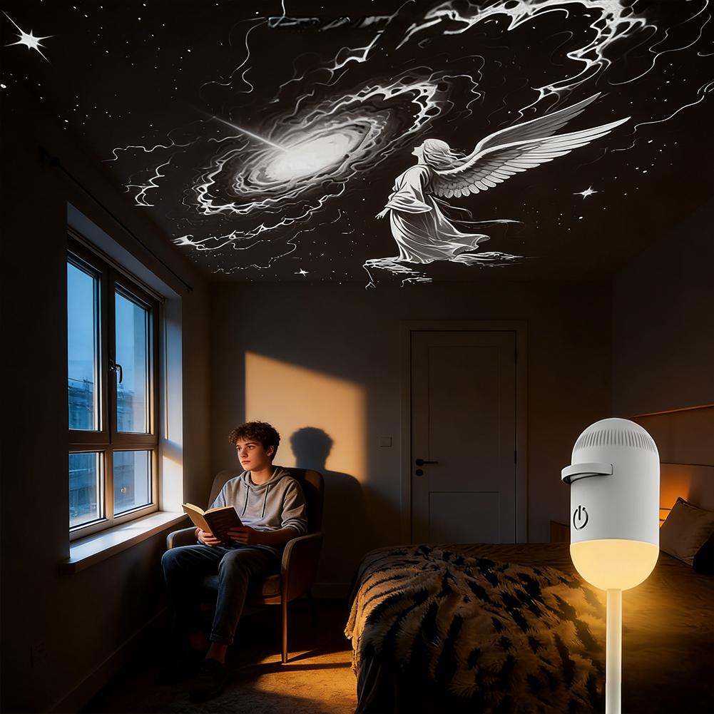 Lampada di Proiezione USB HD c - Lighting Mcqueen Bedroom Decor recensione e prezzo