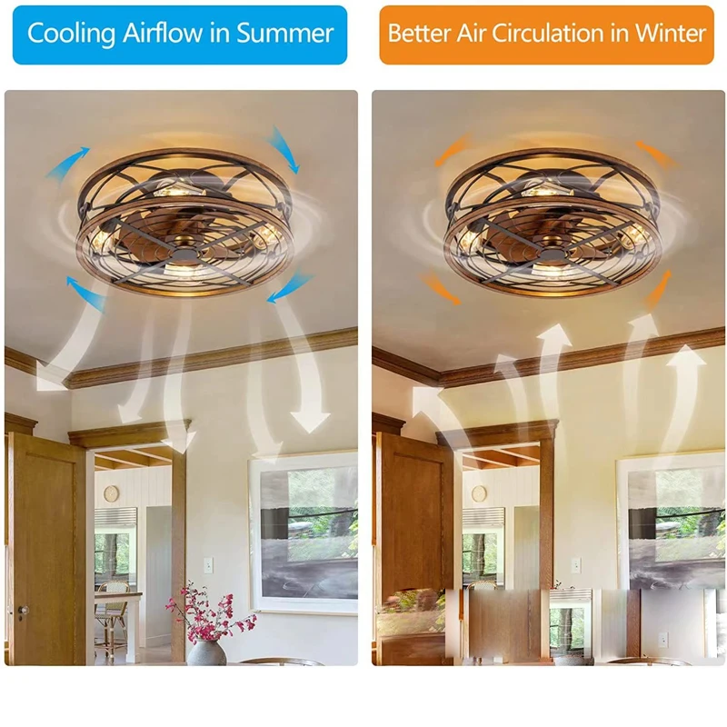 Retro soggiorno ventilatore da - Decor Lighting Ceiling Fans recensione e prezzo
