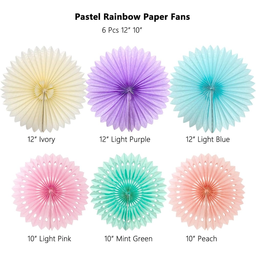 Ventagli di carta arcobaleno p - Decor Lighting Fans recensione e prezzo