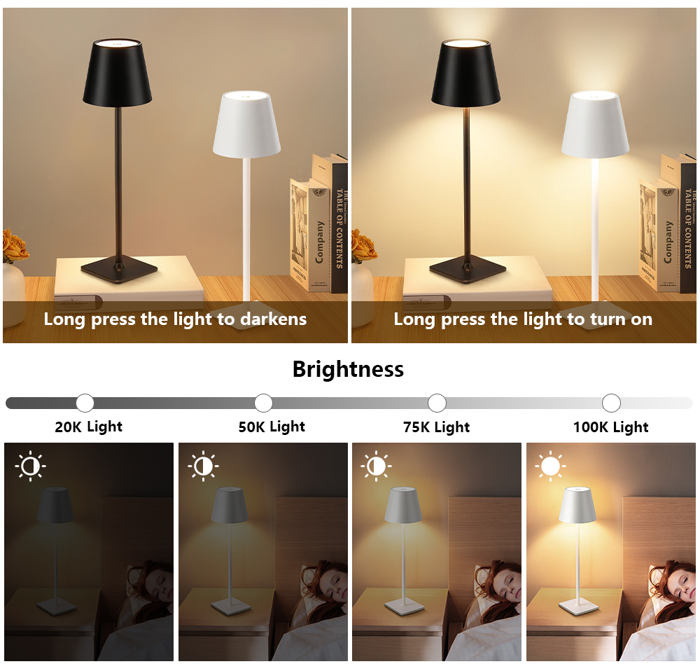 Lampada da Tavolo LED Ricarica - Room Lighting Bedroom Decor recensione e prezzo